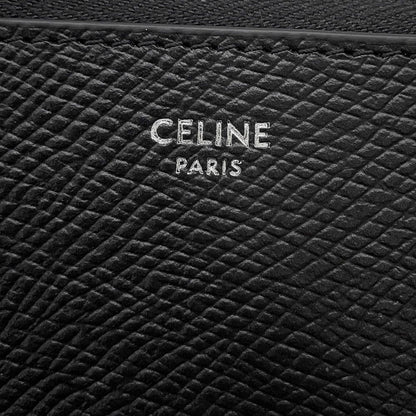Celine Wallet Large Zipped Leather Black — view 8