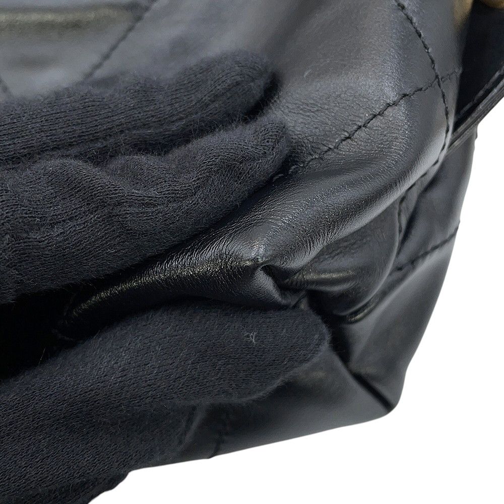 Chanel Backpack 22 Small Shiny Calfskin Black — view 6