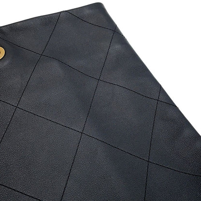 Chanel Tote Quilted CC Logo Maxi Shopping 2-Way Black — view 7