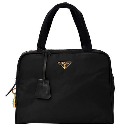 Prada Bag Handbag Nylon Black Going Out Crossbody Adult Simple