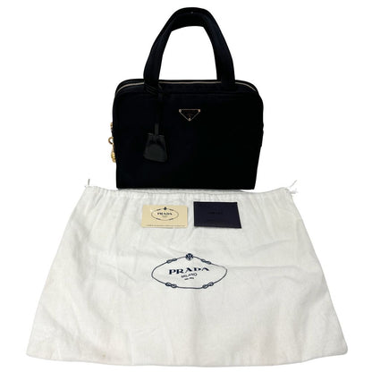 Prada Bag Handbag Nylon Black Going Out Crossbody Adult Simple — view 8
