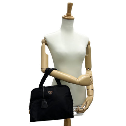 Prada Bag Handbag Nylon Black Going Out Crossbody Adult Simple — view 9