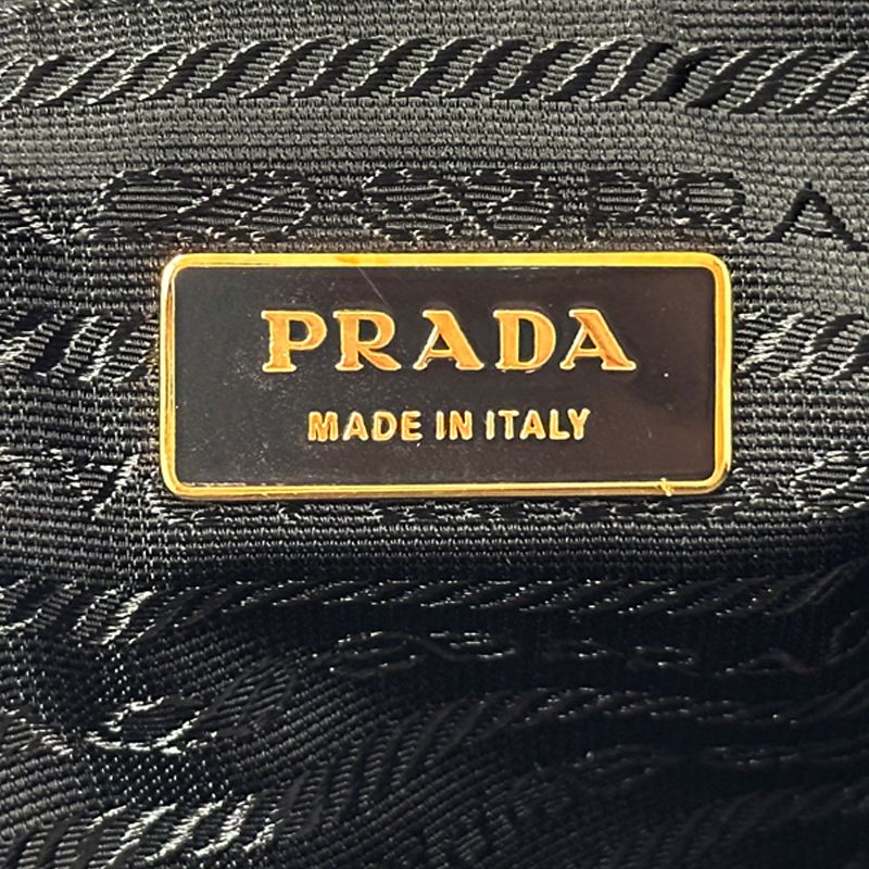 Prada Bag Handbag Nylon Black Going Out Crossbody Adult Simple — view 6