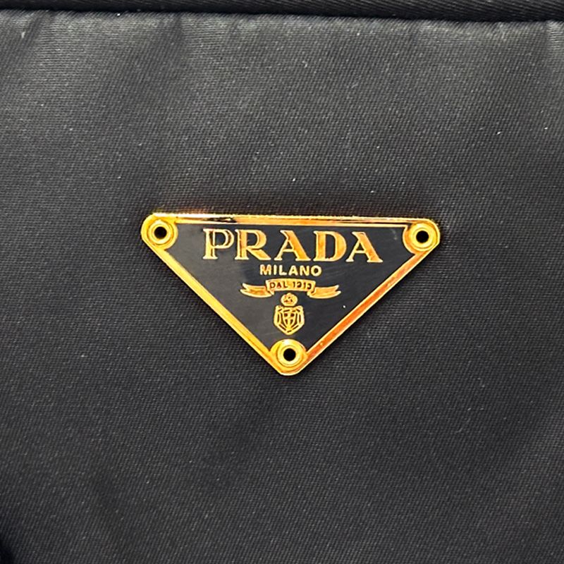 Prada Bag Handbag Nylon Black Going Out Crossbody Adult Simple — view 7