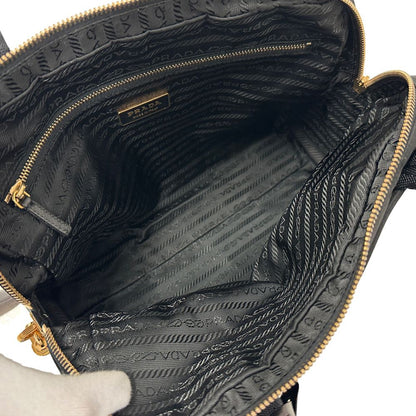 Prada Bag Handbag Nylon Black Going Out Crossbody Adult Simple — view 5