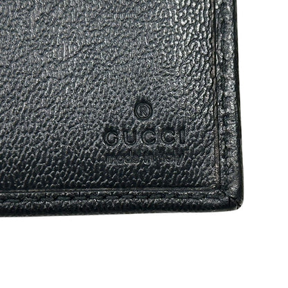 Gucci Key Case Leather Black 033 6 Key Adult Compact Small Key Holder — view 6