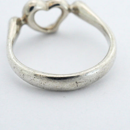 Tiffany & Co Ring Open Heart 925 Sterling Silver — view 7
