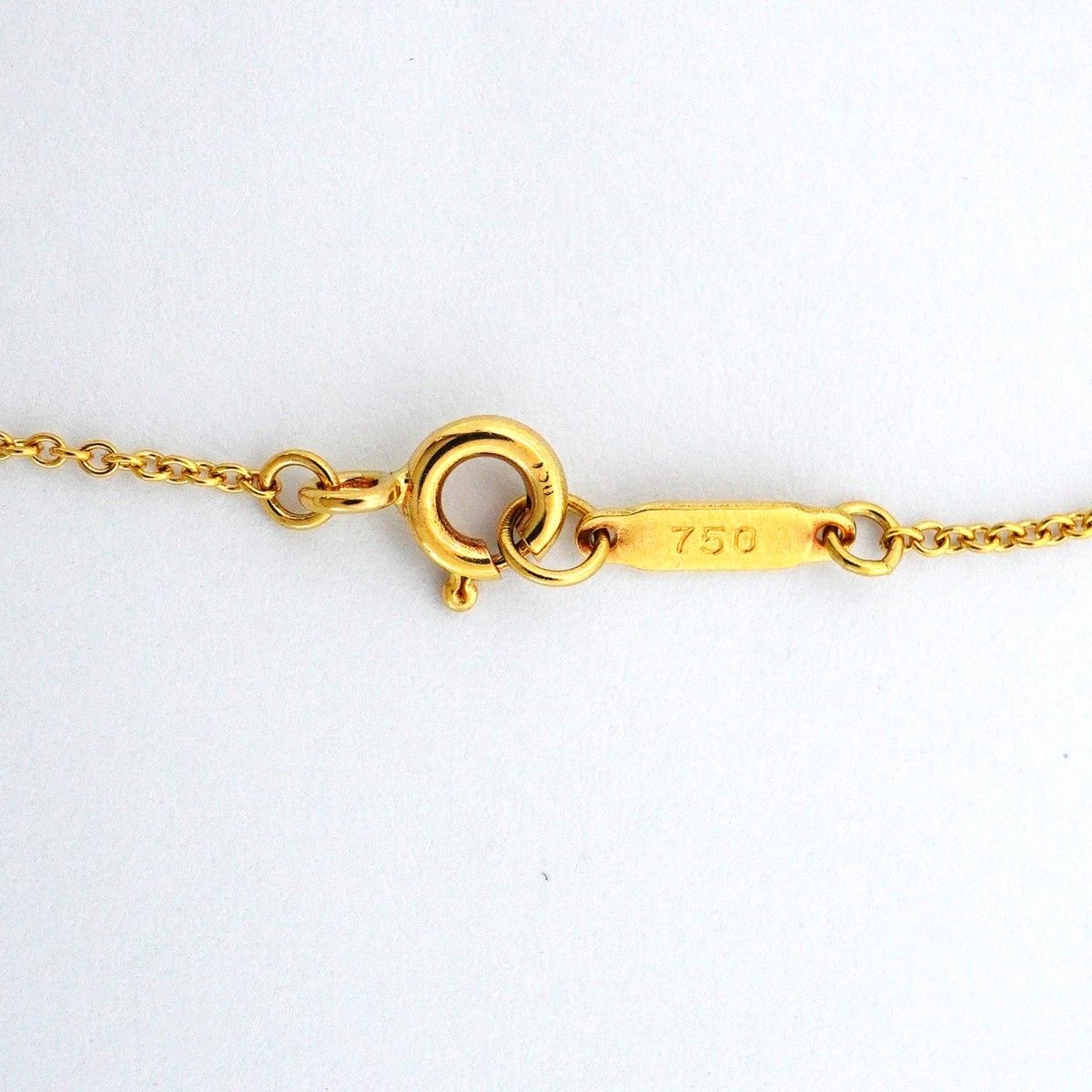 Tiffany & Co Necklace Cross Stitch 18k Yellow Gold — view 5