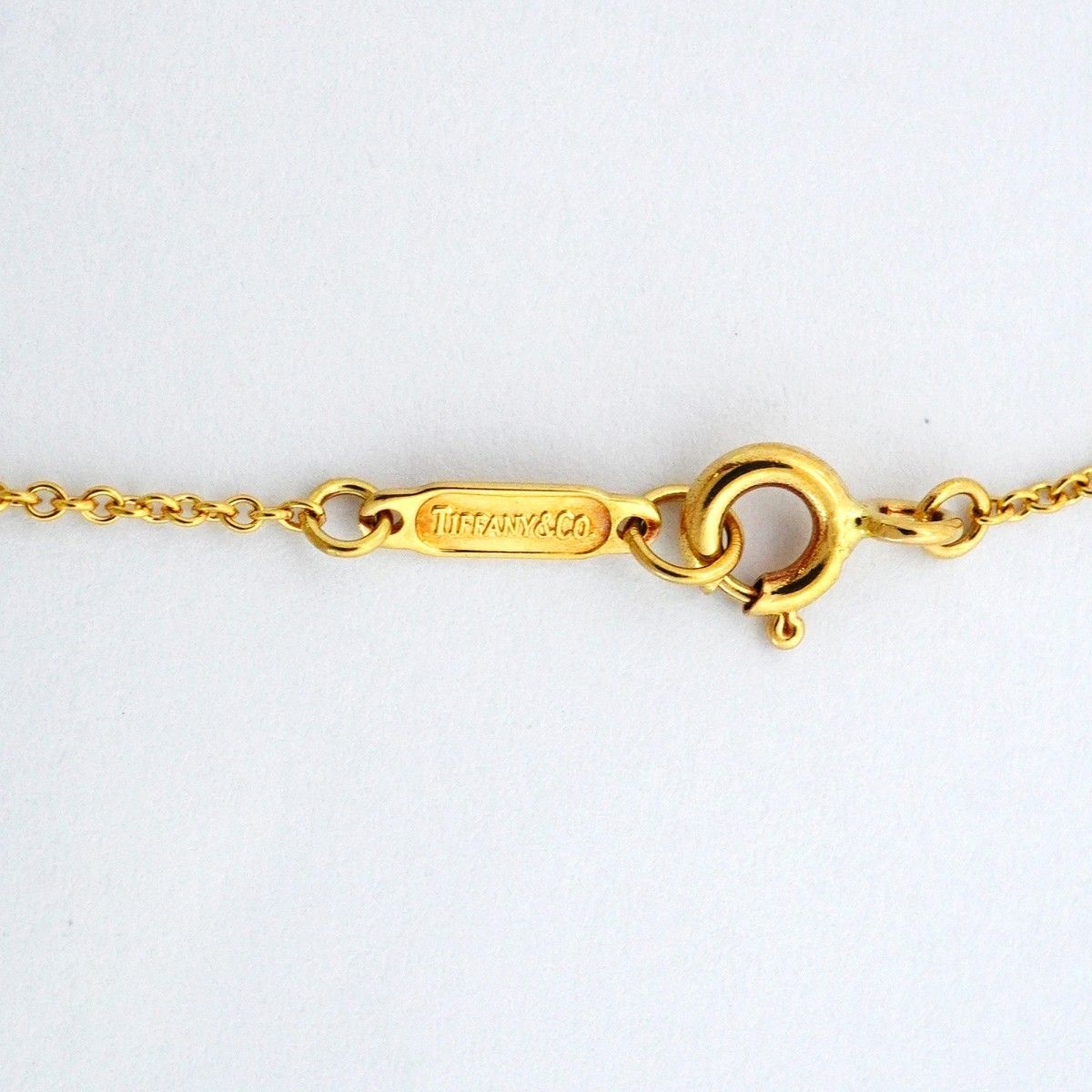 Tiffany & Co Necklace Cross Stitch 18k Yellow Gold — view 4