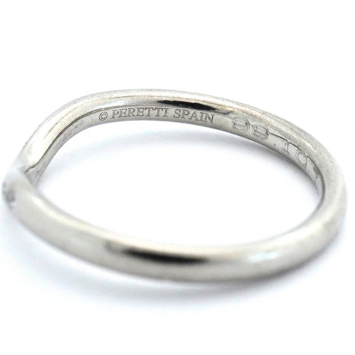 Tiffany & Co Ring T Cube Band Platinum Diamond — view 5
