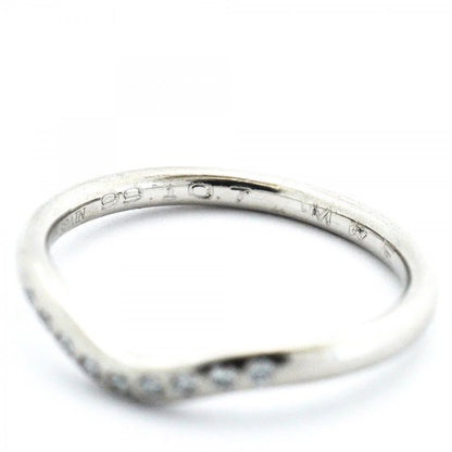 Tiffany & Co Ring T Cube Band Platinum Diamond — view 6