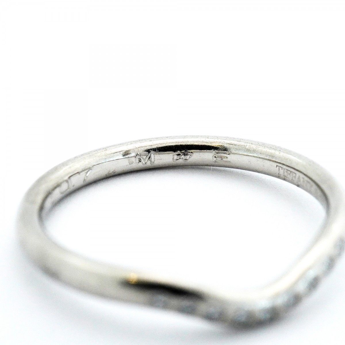 Tiffany & Co Ring T Cube Band Platinum Diamond — view 7