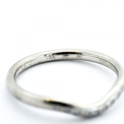 Tiffany & Co Ring T Cube Band Platinum Diamond — view 7