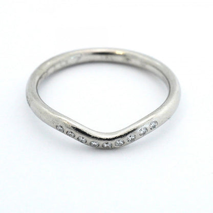 Tiffany & Co Ring T Cube Band Platinum Diamond — view 3