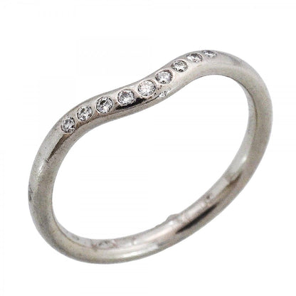 Tiffany & Co Ring T Cube Band Platinum Diamond