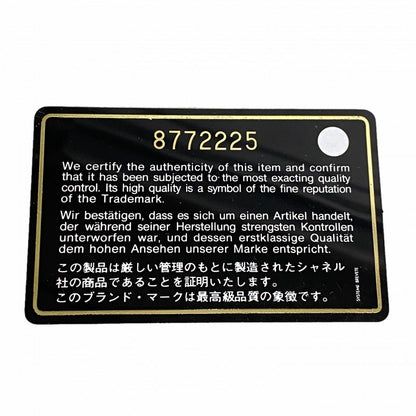 Chanel Wallet Caviar Leather Black Gold — view 8