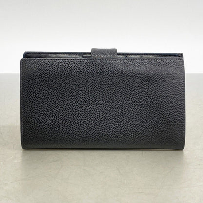 Chanel Wallet Caviar Leather Black Gold — view 7
