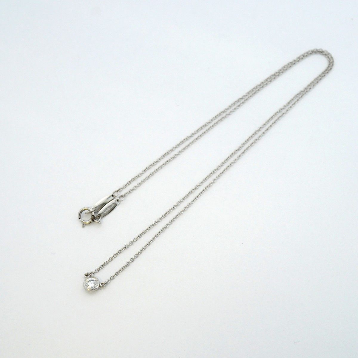 Tiffany & Co Necklace by the Yard Platinum Diamond — view 3