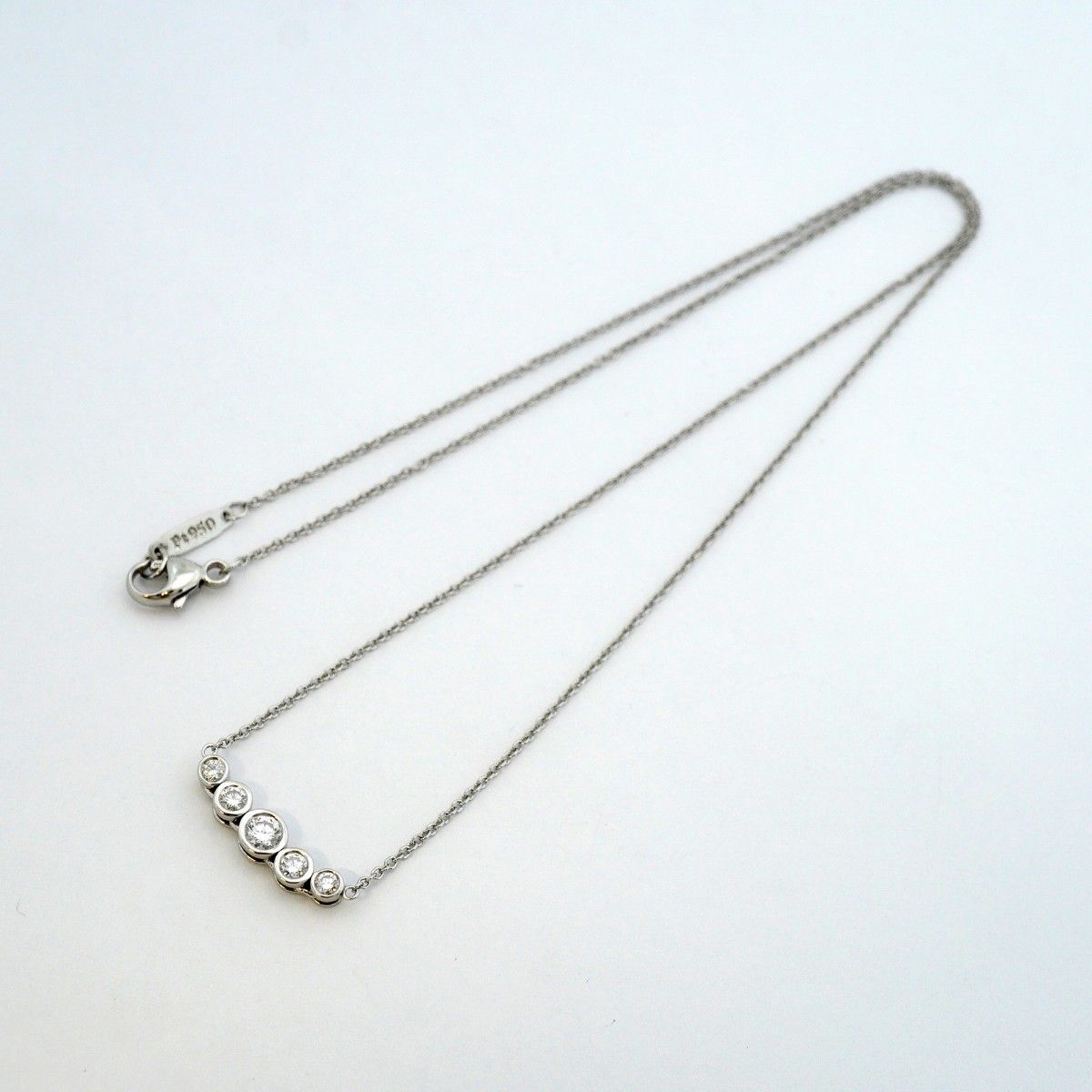 Tiffany & Co Necklace Jazz Graduated Platinum Diamond — view 3
