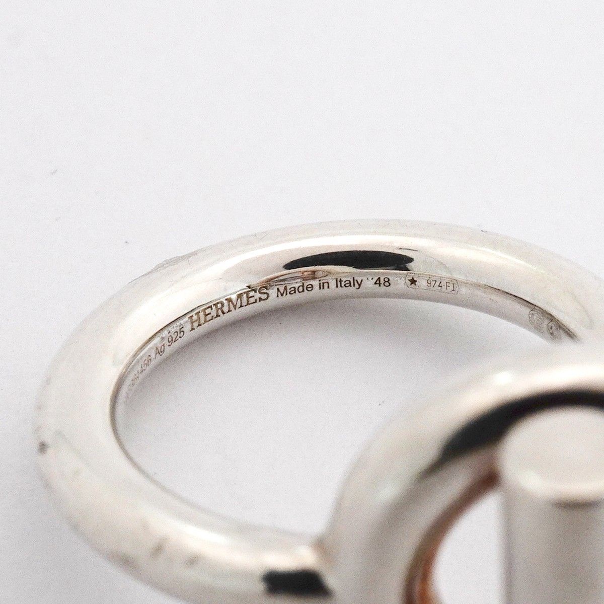 Hermes Ring Echappee 925 Sterling Silver — view 5