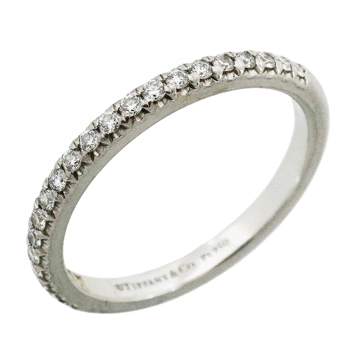 Tiffany & Co Ring Sorest Half Eternity Platinum Diamond