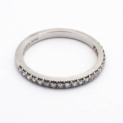 Tiffany & Co Ring Sorest Half Eternity Platinum Diamond — view 3