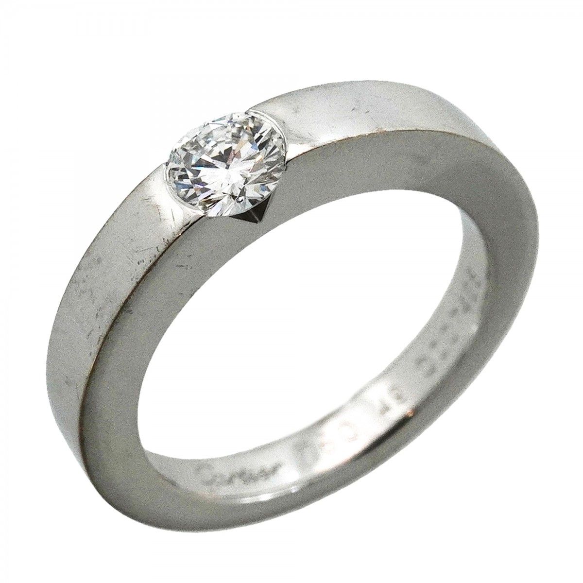 Cartier Ring Date with 18k White Gold Diamond