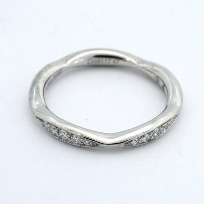 Chanel Ring Camellia Half Eternity Platinum Diamond — view 3
