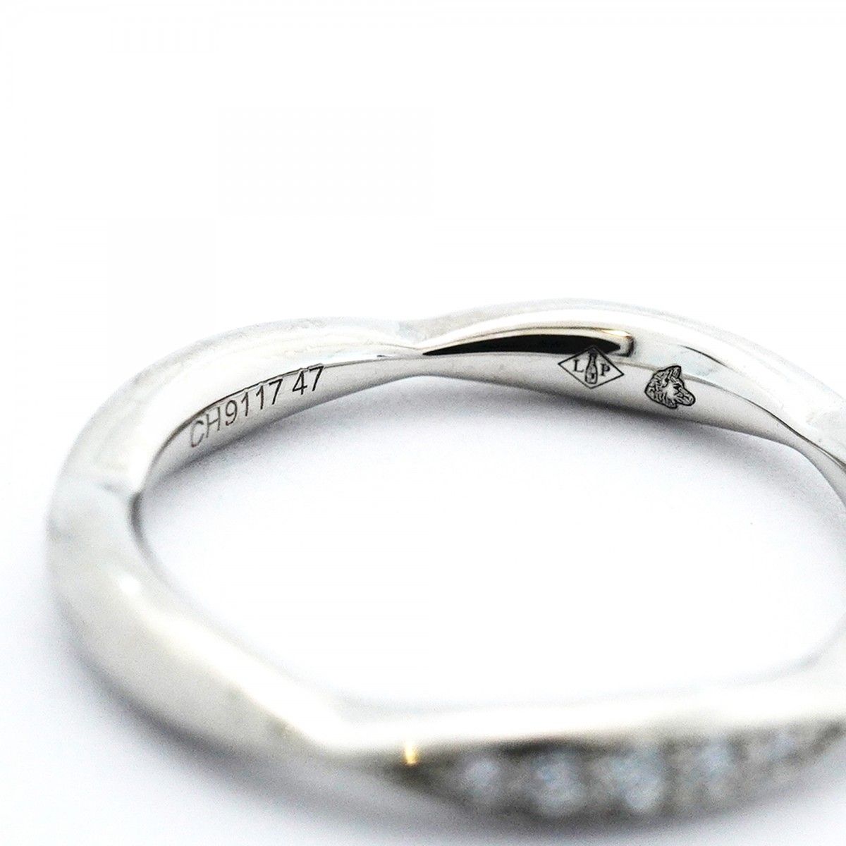 Chanel Ring Camellia Half Eternity Platinum Diamond — view 5