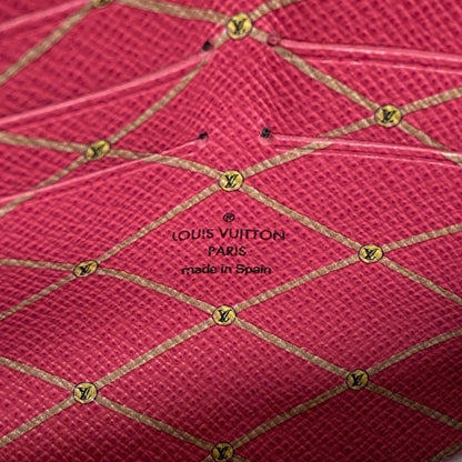 Louis Vuitton Shoulder Wallet Summer Trunk Pochette Weekend Brown Pink — view 5