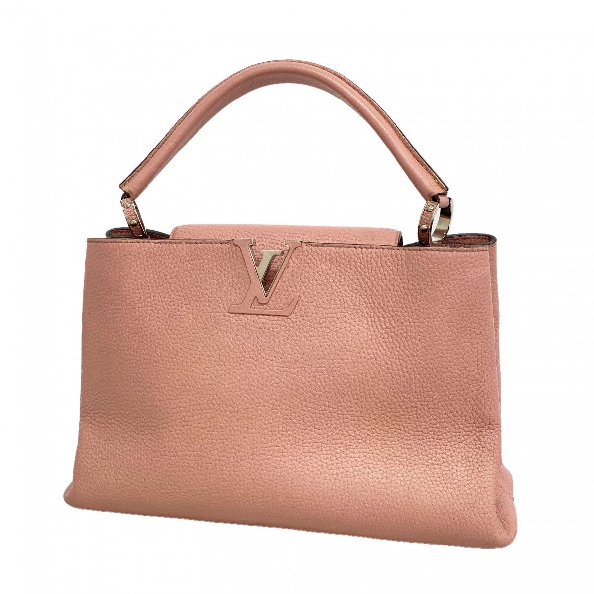 Louis Vuitton Handbag Taurillon Capucines Magnolia
