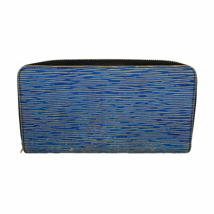 Louis Vuitton Wallet Epi Denim Zippy Blue