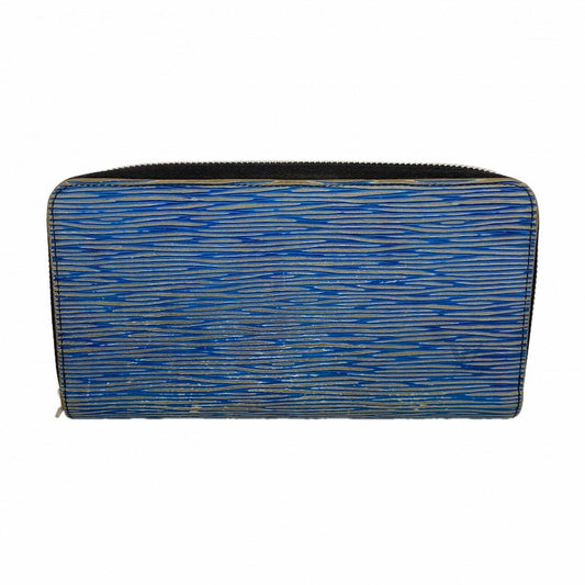 Louis Vuitton Wallet Epi Denim Zippy Blue