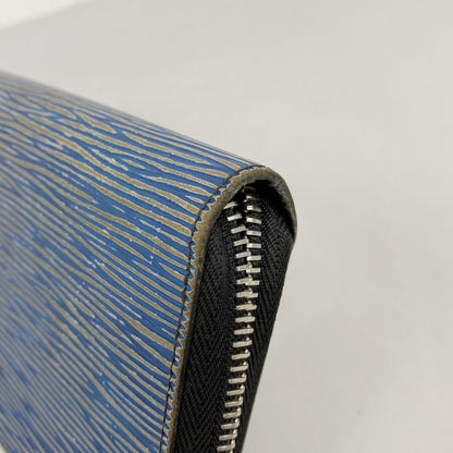 Louis Vuitton Wallet Epi Denim Zippy Blue — view 6