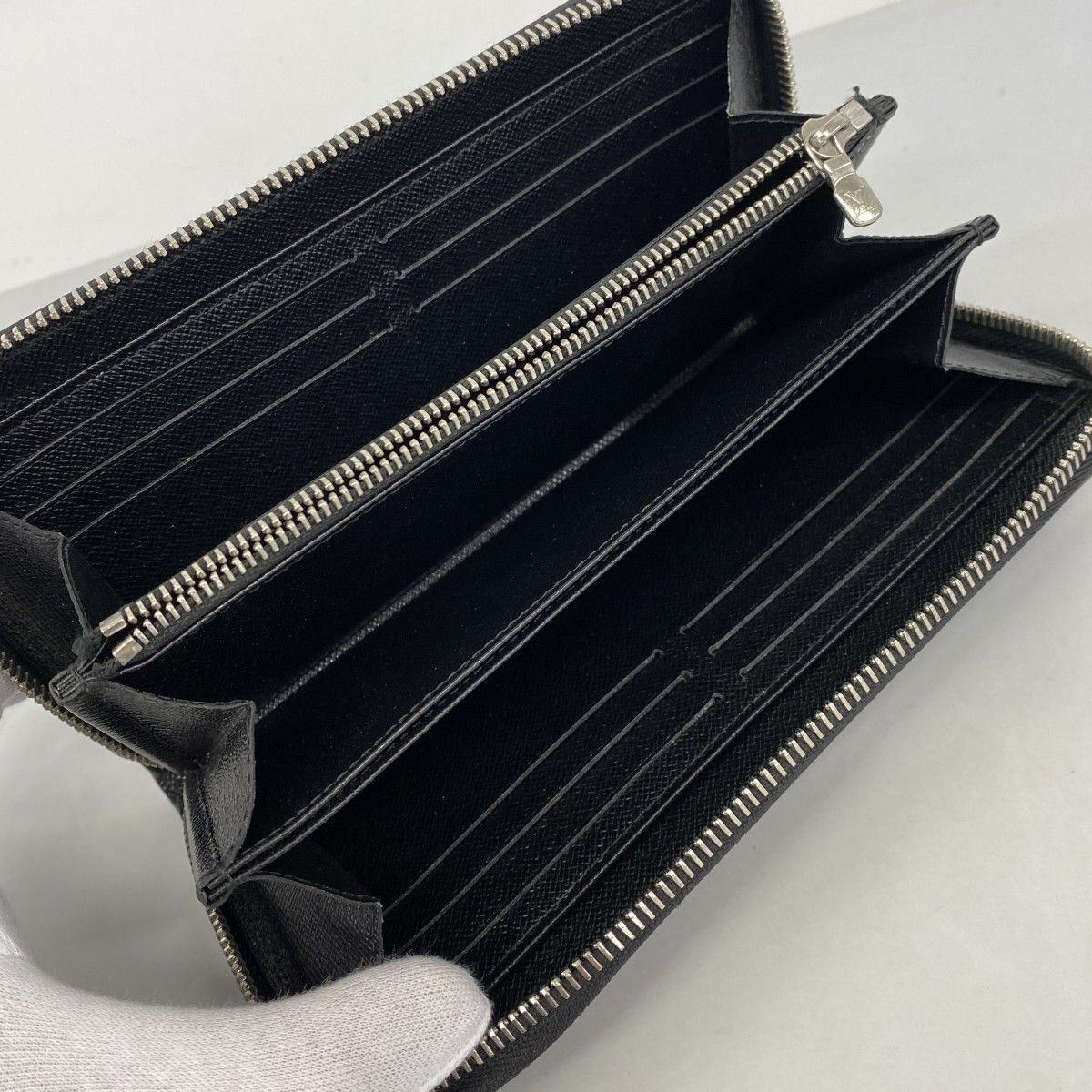 Louis Vuitton Wallet Epi Denim Zippy Blue — view 3