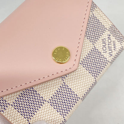 Louis Vuitton Trifold Wallet Damier Azur Portefeuille Zoe Odros — view 7