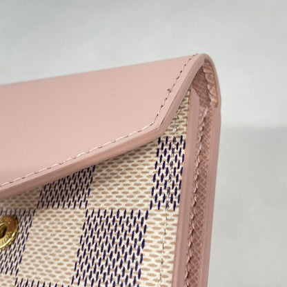 Louis Vuitton Trifold Wallet Damier Azur Portefeuille Zoe Odros — view 6