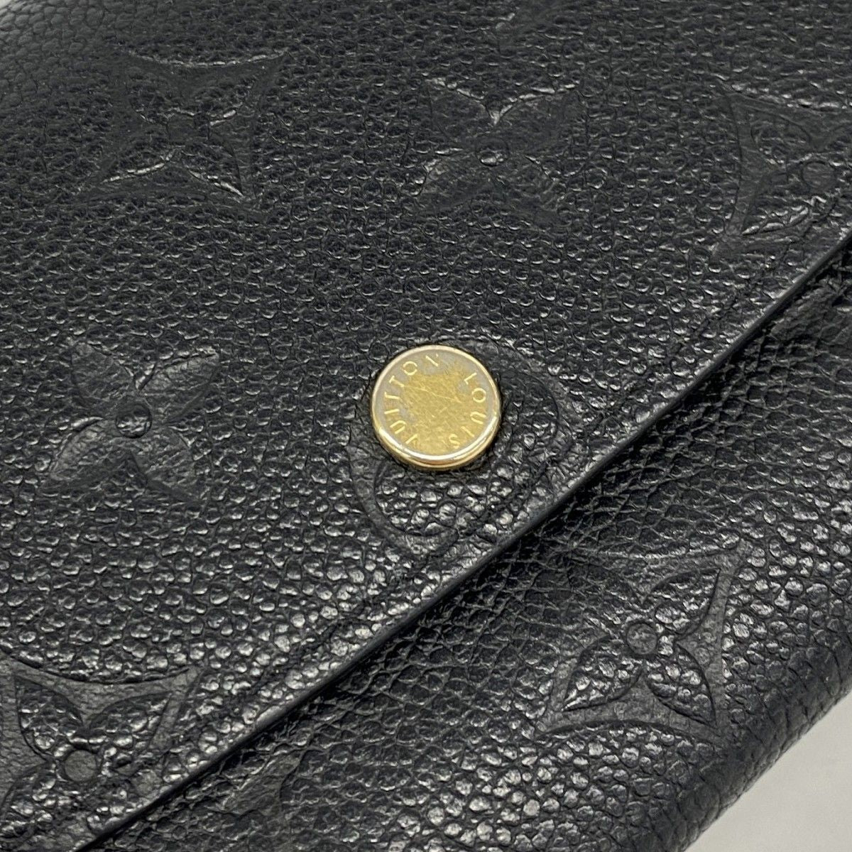 Louis Vuitton Wallet Monogram Empreinte Portefeuille Emily Noir — view 8