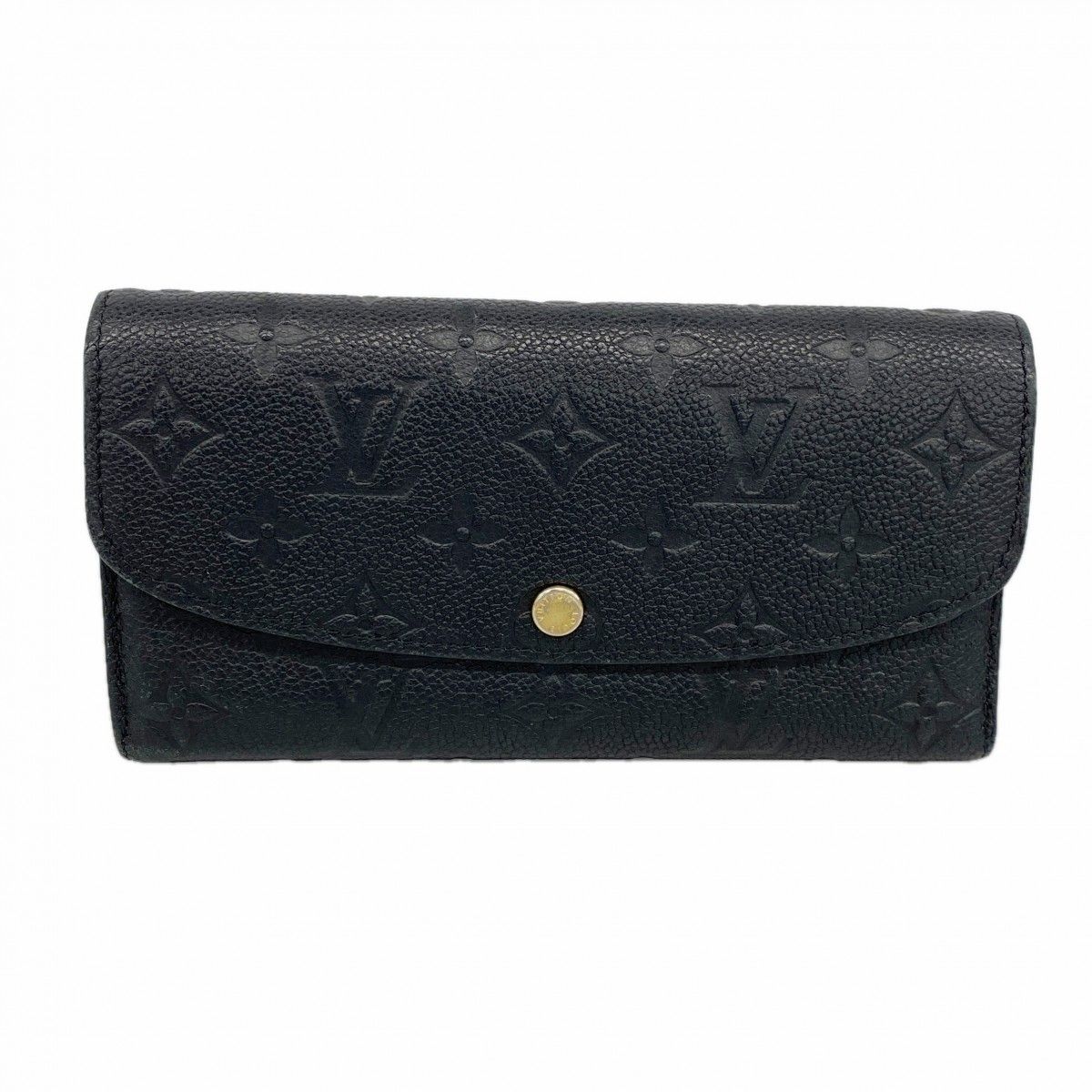 Louis Vuitton Wallet Monogram Empreinte Portefeuille Emily Noir