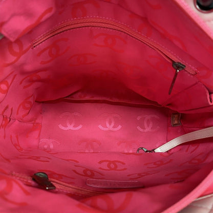 Chanel Tote Cambon Lambskin White Silver — view 4