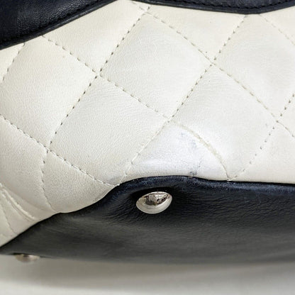 Chanel Tote Cambon Lambskin White Silver — view 6