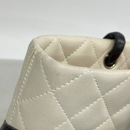 Chanel Tote Cambon Lambskin White Silver — view 7