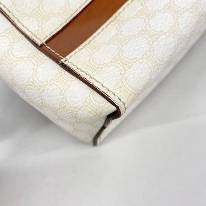 Celine Handbag Macadam White Gold — view 6