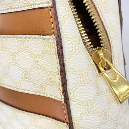 Celine Handbag Macadam White Gold — view 7