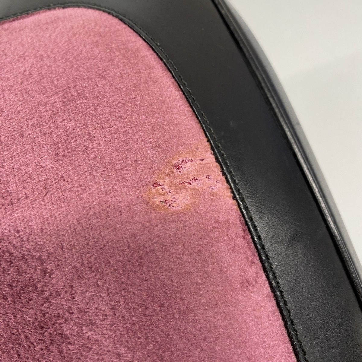 Gucci Handbag Jackie 001 Velour Pink Black Silver — view 6