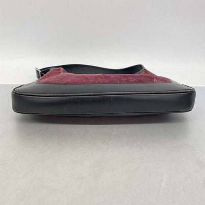 Gucci Handbag Jackie 001 Velour Pink Black Silver — view 3