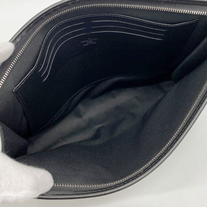 Louis Vuitton Clutch Damier Graphite Pochette Voyage GM Black Gray — view 4