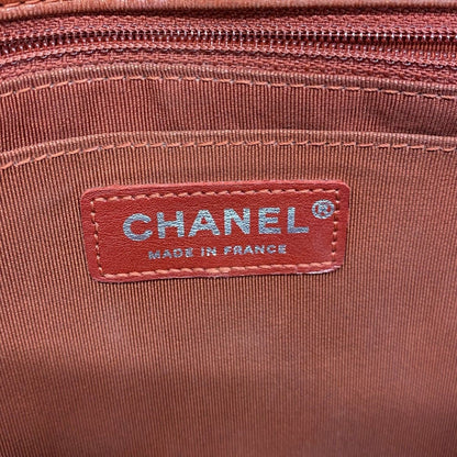 Chanel Shoulder Bag Chez Blanc Lion Lambskin Red Silver — view 5