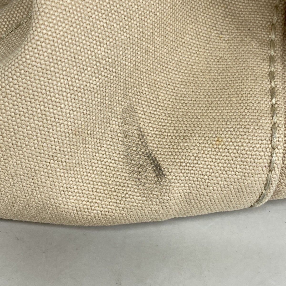Prada Tote Canapa Canvas Beige Gold — view 9