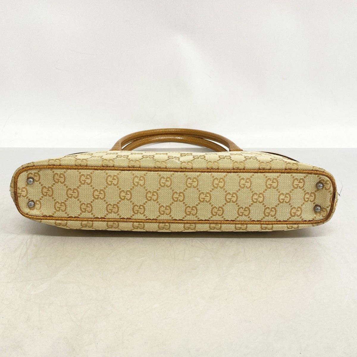 Gucci Tote GG Canvas Brown Silver — view 3